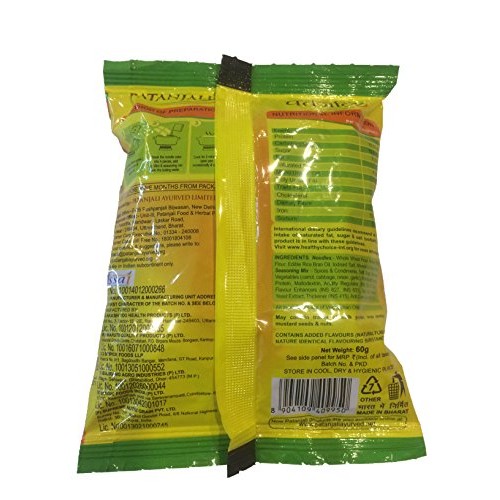 Patanjali Classic Attawheat Flour Noodles 60G X 12 720Gms