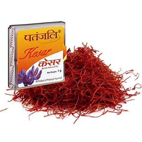 Patanjali Kesar Superior Quality Pure Saffron 2 X 1G Pack Of 2