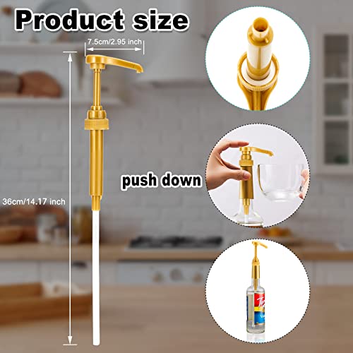 5 Pieces Syrup Pump, Coffee Syrup Dispenser Pump, Syrup Pump Dis...