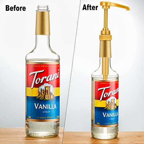 5 Pieces Syrup Pump, Coffee Syrup Dispenser Pump, Syrup Pump Dis...