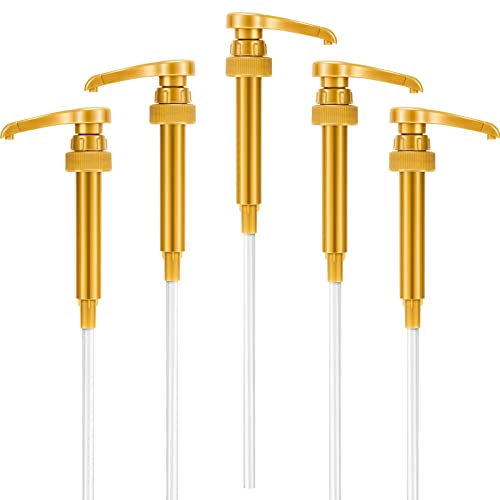 5 Pieces Syrup Pump, Coffee Syrup Dispenser Pump, Syrup Pump Dis...
