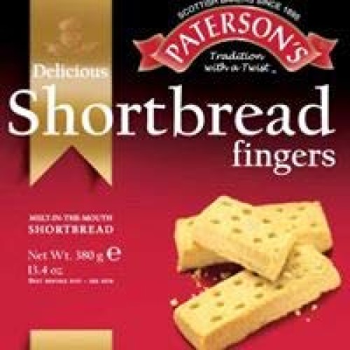 Patersons - Shortbread Fingers - 380G