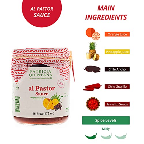 Patricia Quintana Al Pastor Cooking Sauce - Authentic Artisanal ...