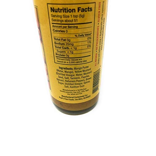Pauls Haba Haba, Sauce Hot Mango Habanero, 9 Ounce