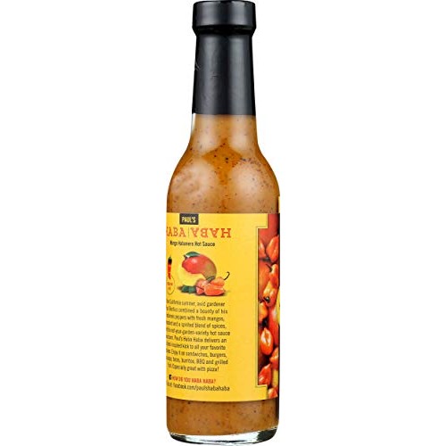 Pauls Haba Haba, Sauce Hot Mango Habanero, 9 Ounce