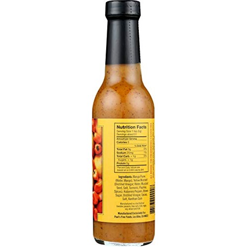 Pauls Haba Haba, Sauce Hot Mango Habanero, 9 Ounce