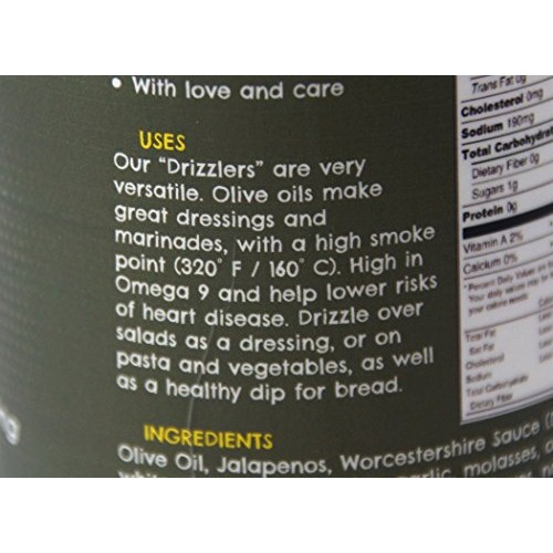 Jalapeno Cilantro Olive Oil - Drizzling Sauce And Salad Dressing