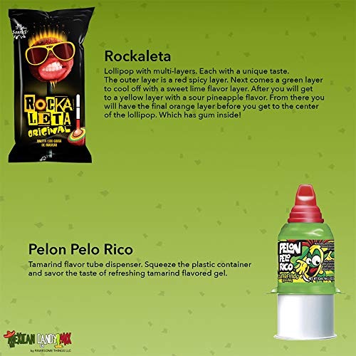 Mexican Candy Assortment Bag Mix 20 Count. Best Mexican Snacks