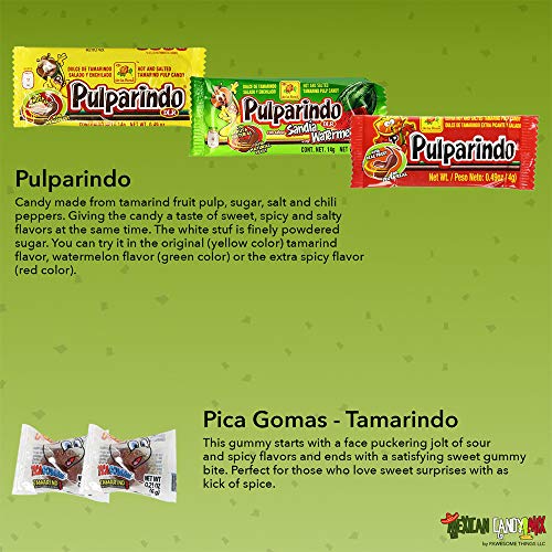 Mexican Candy Assortment Bag Mix 20 Count. Best Mexican Snacks