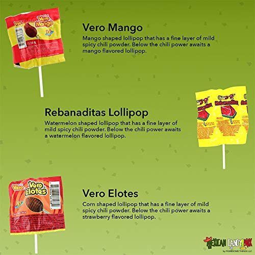 Mexican Candy Assortment Bag Mix 20 Count. Best Mexican Snacks