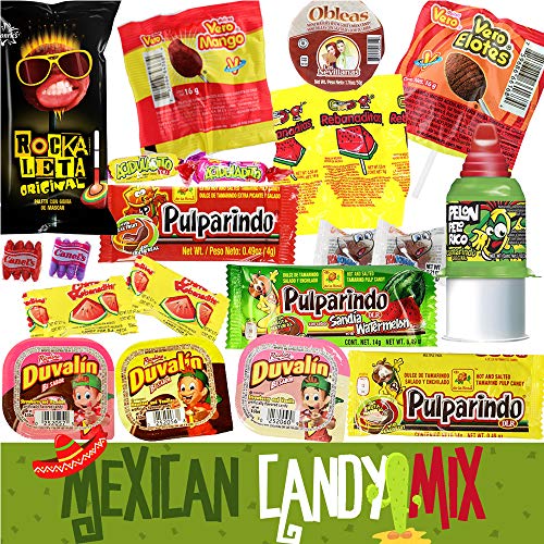 Mexican Candy Assortment Bag Mix 20 Count. Best Mexican Snacks