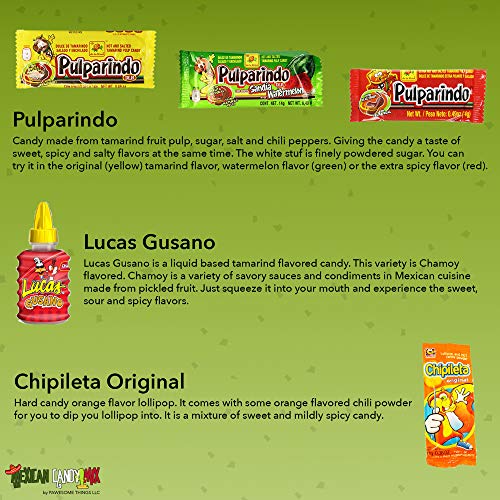 Mexican Candy Assortment Bag Mix 70 Count. Best Mexican Snacks
