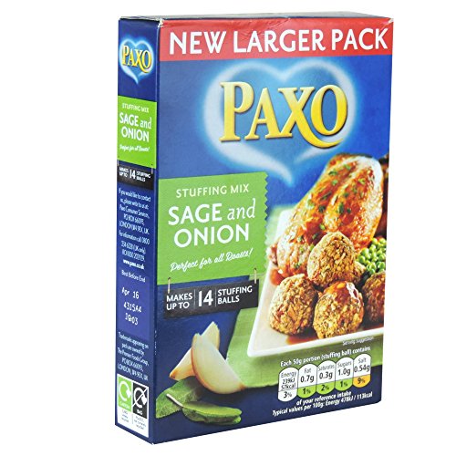 Paxo Sage &Amp; Onion Stuffing 190G - Pack Of 6