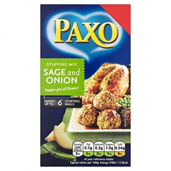 Paxo Sage And Onion Stuffing Mix - 85G - Pack Of 8 85G X 8