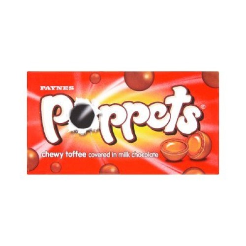 Poppets Chewy Toffee Covered In Milk Chocolate 40G X 24