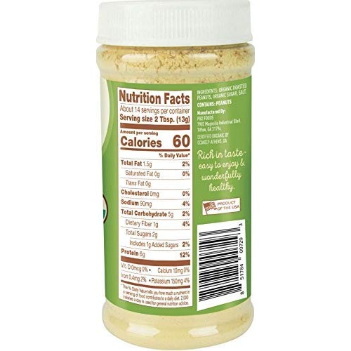 Pb2 6.5 Oz Organic Powdered Peanut Butter - Usda Organic Certifi