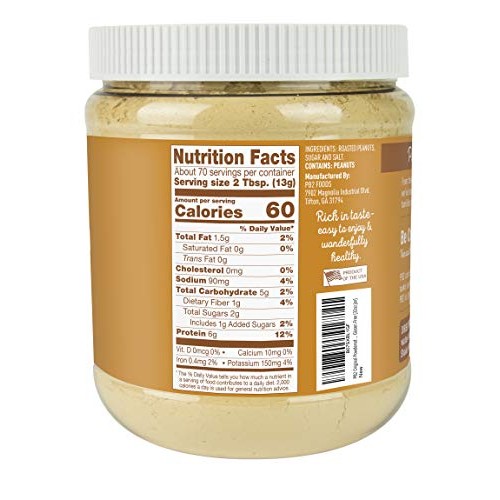 Pb2 Original Powdered Peanut Butter - [2 Lb/32Oz Jar] 6G Of Prot