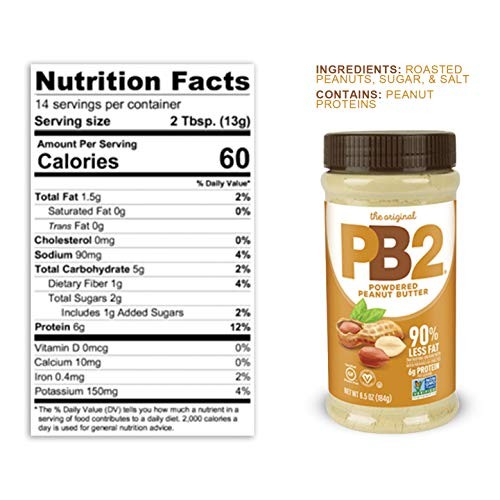Pb2 Powdered Peanut Butter,6.5 Oz