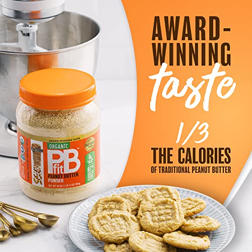 Pbfit All-Natural Organic Peanut Butter Powder, Powdered Peanut