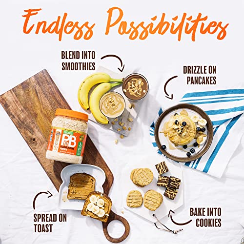 Pbfit All-Natural Organic Peanut Butter Powder, Powdered Peanut