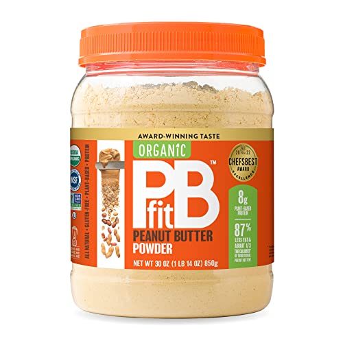 Pbfit All-Natural Organic Peanut Butter Powder, Powdered Peanut