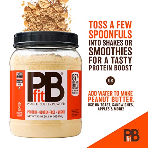 Pbfit All-Natural Chocolate Peanut Butter Powder, Powdered Peanu