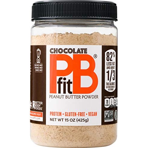 Pbfit All-Natural Chocolate Peanut Butter Powder 15 Ounce, Choco