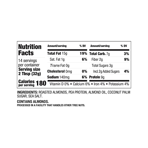 Pbfit Betterbody Foods Almond Butter, Protein Spread, Almond But