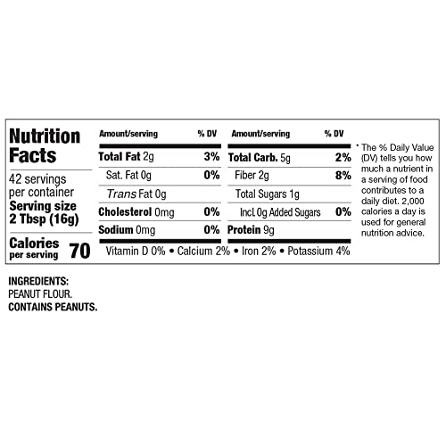 Betterbody Foods Pure Peanut Pbfit 100% Powdered Peanut Butter,