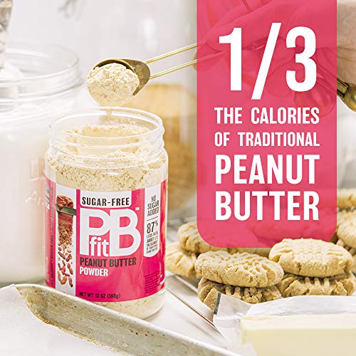 Pbfit Sugar-Free Peanut Butter Powder, 13 Ounce Pack Of 2