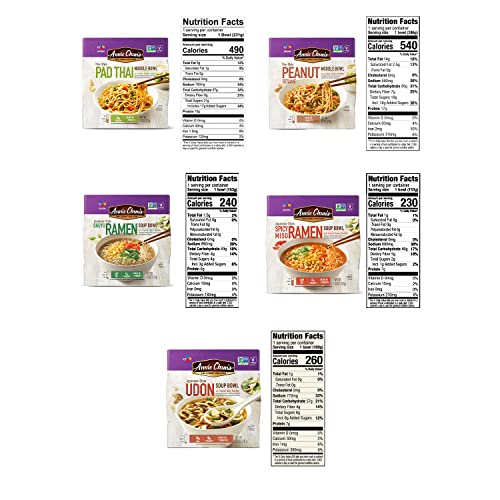 Annie Chun’S Noodle Bowl, 5-Pack, Variety Of 5 Flavors, Non-Gmo, Annie Chun’S Noodle Bowl, 5-Pack, Variety Of 5 Flavors, Non-Gmo,