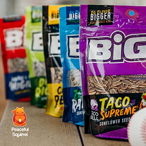 Peaceful Squirrel Variety, BIGS Sunflower Seeds Variety Pack Sam...