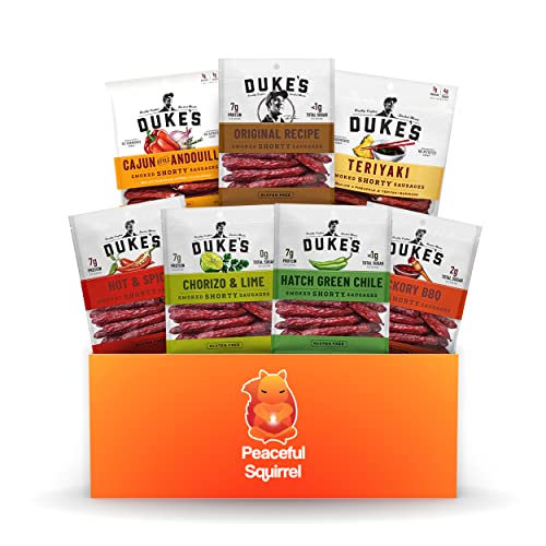 Peaceful Squirrel Variety, Dukes, Shorty Smoked Sausages Variet...