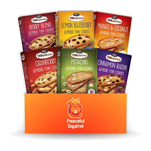 Peaceful Squirrel Variety, Nonnis THINaddictives, Almond Thin C...