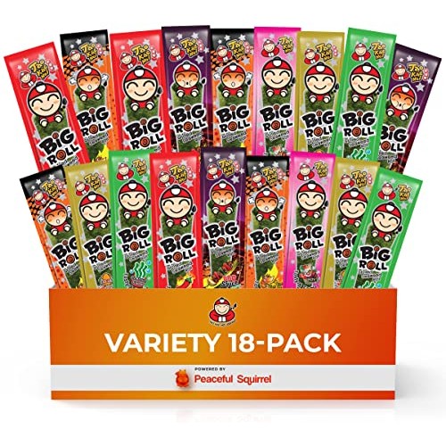 Peaceful Squirrel Variety, Tao Kae Noi Thai Big Rolls Seaweed, 1...