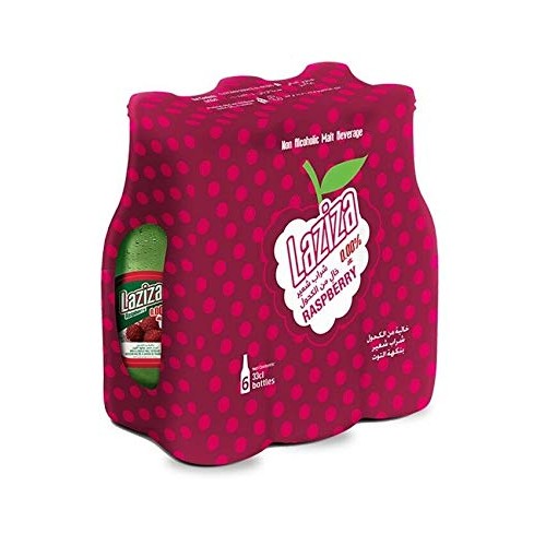 Laziza Peach & Raspberry Flavors Malt Beverage Non Alcoholic ...