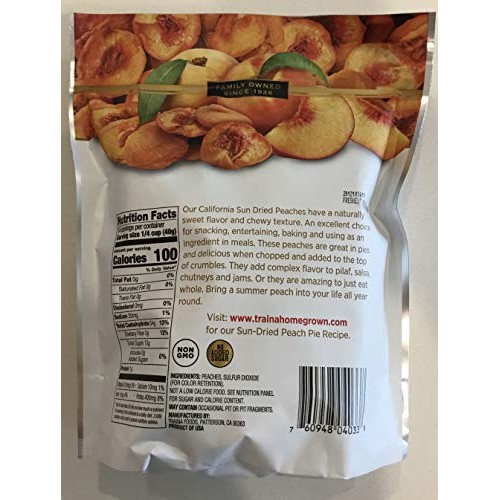 Traina California Sun Dried Peaches 20 Oz.