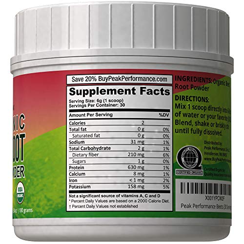 Organic Beet Root Powder - Highest Quality Super Food Beets Juic