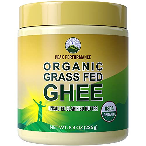 Usda Organic Grass Fed Unsalted Ghee. Pure New Zealand Pasture R