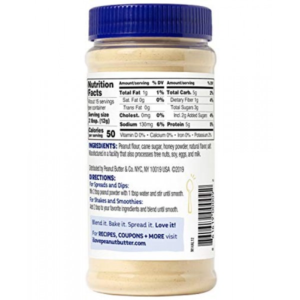 Peanut Butter &Amp; Co. Honey Peanut Powder, Gluten Free, 6.5 Ounce Jar