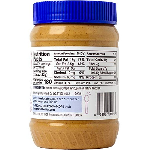Peanut Butter &Amp; Co. Mighty Maple Peanut Butter, Non-Gmo, Gluten