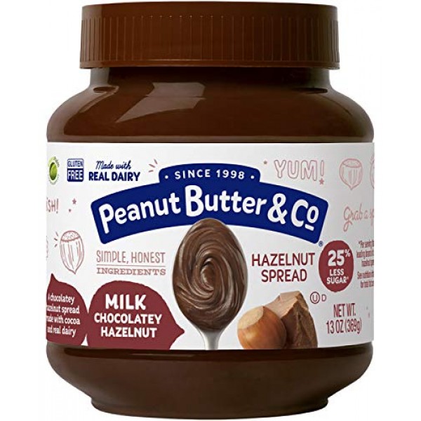 Peanut Butter &Amp; Co. Milk Chocolatey Hazelnut Spread, 13 Ounce Ja