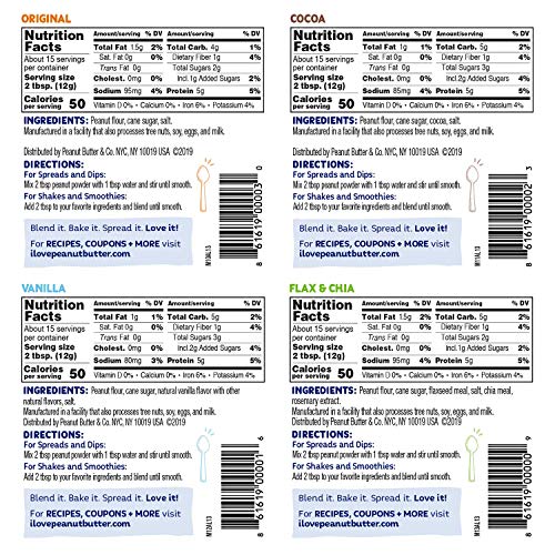 Peanut Butter &Amp; Co. Peanut Powder Variety Pack, Non-Gmo Project