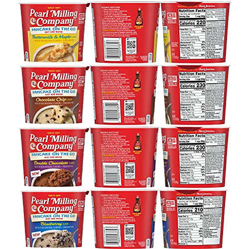 Pearl Milling Company Cups 4 Flavor Variety Pack