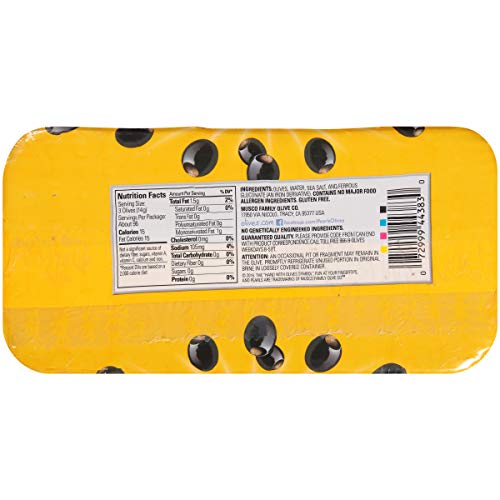 Pearls 6 Oz. Ripe Pitted Extra-Large Black Olives, 8-Cans