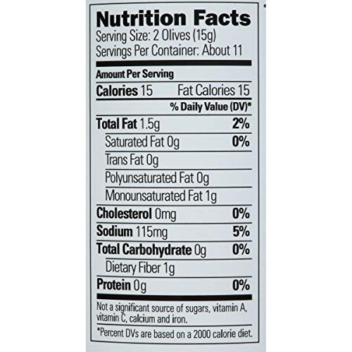 Pearls Colossal Pitted Olives, 12 Cans 26.4 Ounce , 69 Fl Ounce