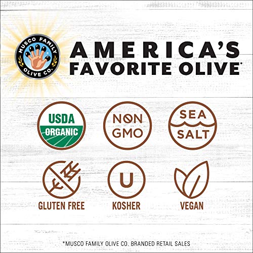 Pearls Organic, Ripe Pitted Large, Black Olives, Can, Original,