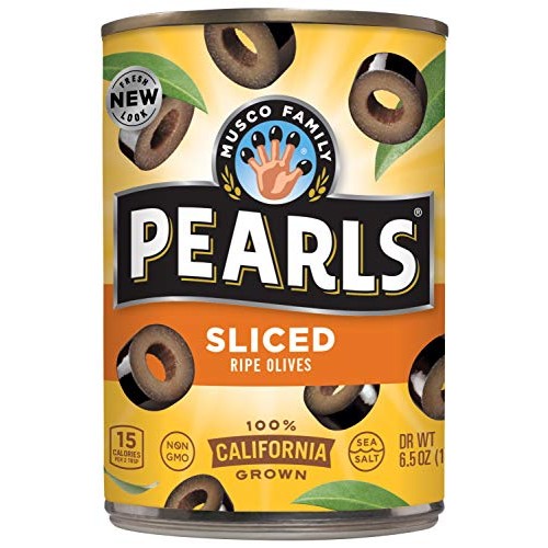 Pearls Pearls Sliced Black Ripe Olives 6 Pack/ 6.5 Oz, 6Count
