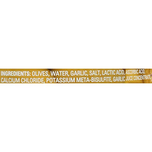 Pearls Specialties 7 Oz. Garlic Stuffed Queen Olives, 6-Jars