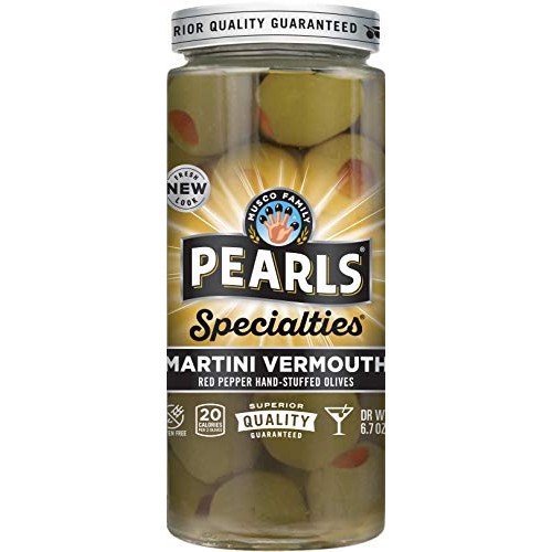 Pearls Specialties, Martini With Vermouth, Pimiento Stuffed, Que